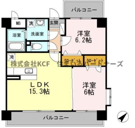 プリマヴェーラ花の木の物件間取画像